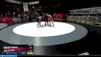 182 lbs Round 2 (16 Team) - William Dawson, MDWA vs Dylan Olsen, CMWA