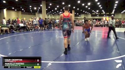 165 lbs Round 3 (6 Team) - Marcello Martino, Alabama Elite Gold vs Colby Crompton, Gator Dawgs