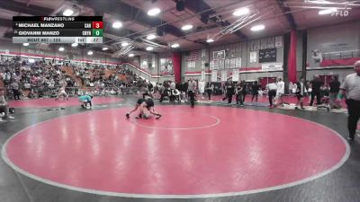 120 lbs 5th Place Match - Michael Manzano, La Canada vs Giovanni Manzo, Canyon Springs