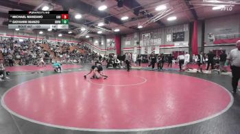 120 lbs 5th Place Match - Michael Manzano, La Canada vs Giovanni Manzo, Canyon Springs