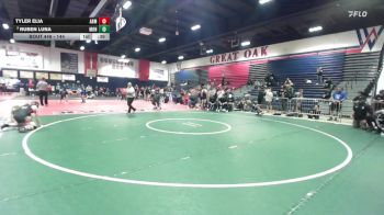 144 lbs Cons. Round 3 - Ruben Luna, Montclair vs Tyler Elia, AB Miller