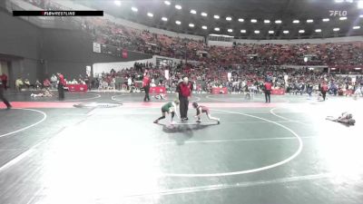 70 lbs Quarterfinal - McKennlie Henke, Beaver Dam Youth Wrestling vs Josie Vander Hyden, Freedom