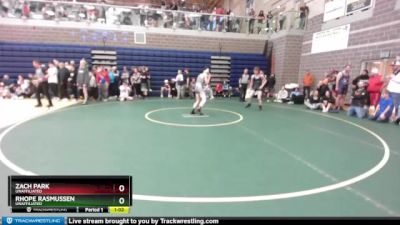 140 lbs Semifinal - Rhope Rasmussen, Unaffiliated vs Zach Park, Unaffiliated