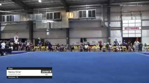 Nancy Kiner - Floor, Wallers GymJam - 2021 Region 1 Women's Championships