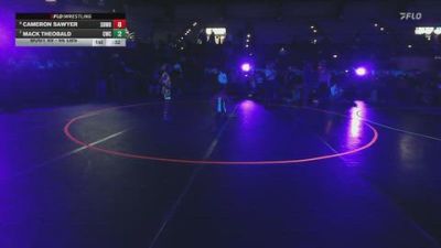 66 lbs Cons. Quarters - Mack Theobald, Champions Wrestling Club vs Cameron Sawyer, Southwest Wolverines