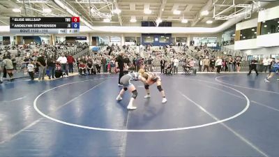 115 lbs Semifinal - Elise Millsap, Thunder Wrestling Club vs Andelynn Stephensen, JWC Girls