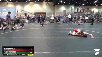 100 lbs Semis & 1st Wrestleback (8 Team) - Blake Nevils, CP Wrestling vs Maddox Fields, Untouchables Purple