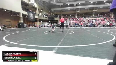 46 lbs Quarterfinal - Maxwell Hunsel, Greater Heights Wrestling vs Livi-Ana Pacheco, Duran Elite