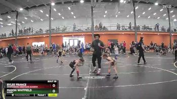 50/55 Round 2 - Mason Whitfield, SCSOW vs RyLee France, Spartanburg Wrestling Academy