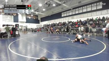 132 lbs Cons. Round 2 - Isaiah Moraldo, Sonora (La Habra) vs Alexis Salgado, Santa Ana Valley