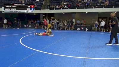 88 lbs Cons. Rd Of 16 - Landon Atwell, Callan Wrestling Academy vs Kason Wolfe, Keystone Kids Wrestling Club