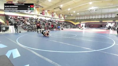 132 lbs Cons. Round 2 - Elias Gutierrez, Norte Vista vs Ashton Ballew, Rubidoux