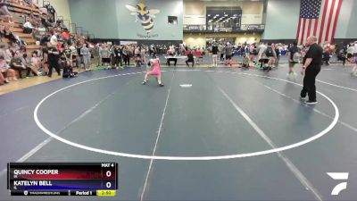 100 lbs Round 5 - Quincy Cooper, IA vs Katelyn Bell, IL