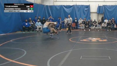 197 lbs Champ. Round 2 - Tyler Withers, Merchant Marine vs Mohammed Fofana, Marymount