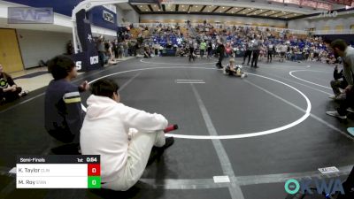 55 lbs Semifinal - Knox Taylor, Clinton Youth Wrestling vs Maxwell Roy, Standfast