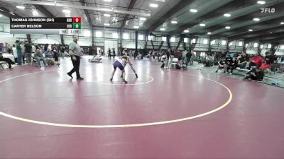 132 lbs Round 3 (8 Team) - Carter Nelson, Box Elder B vs Thomas Johnson (SH), Bear River B