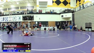 111 lbs Round 2 - Valentin Ortega, Highland Wrestling Club vs Beau Allison, Delta Wrestling Club Inc.