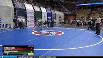 194 lbs Champ. Round 1 - Kate Grundy, Liberty North vs Addison Mabrey, Centralia