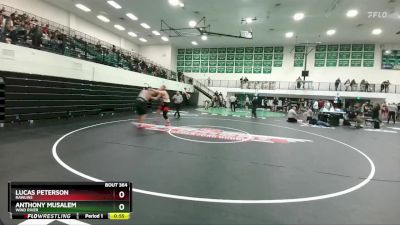 285 lbs Cons. Round 4 - Lucas Peterson, Rawlins vs Anthony Musalem, Wind River
