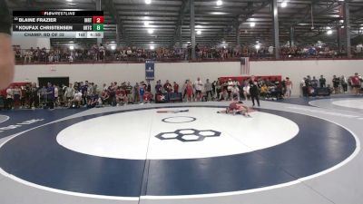 61 kg Champ. Rd Of 32 - Blaine Frazier, Indiana RTC vs Koufax Christensen, Oklahoma Regional Training Center