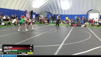 130 lbs Round 4 (10 Team) - Brennan Kicker, Medina vs Jake Hoke, Olympia