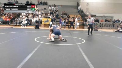 285 lbs Quarterfinal - Braxton Rance, Minot State (n.d.) vs Luke Tweeton, UMary