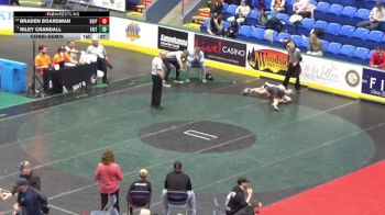 96 lbs Consolation - Braden Boardman, Shippensburg vs Riley Crandall, Faith Christian Academy