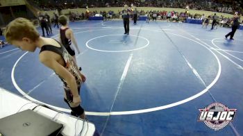 70 lbs Round Of 32 - Kaleb Watts, Bison Takedown Club vs Spencer Hewitt, Blue Devil Wrestling