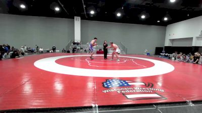 215 lbs Hugo Cuevas, Team Wyoming Black vs Tyler Meeuwsen, Team Michigan - Red