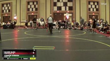 70 lbs Round 3 (4 Team) - Connor Dobson, MHWC vs Oliver Glem, SVRWC Black