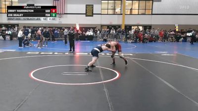 157Black lbs Final - Jimmy Harrington, Harvard vs Joe Sealey, Penn State