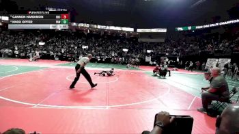 80 lbs Champ. Round 2 - Knox Opfer, PAW3 vs Cannon Hardimon, OHCA