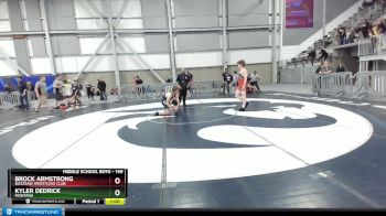 149 lbs Cons. Semi - Kyler Dedrick, Montana vs Brock Armstrong, Buzzsaw Wrestling Club