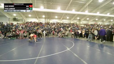 150 lbs Cons. Rd Of 16 - Juan Gomez, Mountain Ridge vs Tyce Labrum, Union