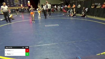 60 lbs Semifinal - Zaidan Ewis, Wilkes Barre vs Franco Reba, Pine-Richland