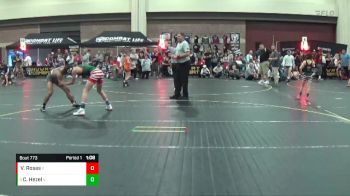 120 lbs 1st Place Match - Cruz Hezel, Troup vs Vincent Rosas, Maize Wrestling