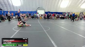 130 lbs Round 7 (8 Team) - Thomas Lindsey, Ohio Gold 24k vs Cash Tharp, Neighborhood Wrestling