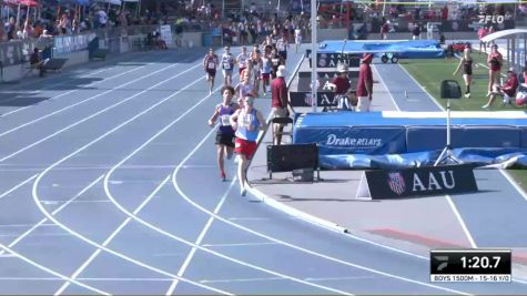 Youth Boys' 1500m Championship, Finals 1 - Age 15-16