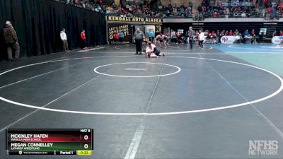 165G Cons. Semi - Megan Connelley, Lathrop Wrestling vs McKINLEY HAFEN, Wasilla High School