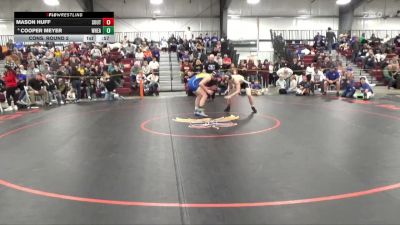 138 lbs Cons. Round 2 - Mason Huff, South vs Cooper Meyer, Wheatland