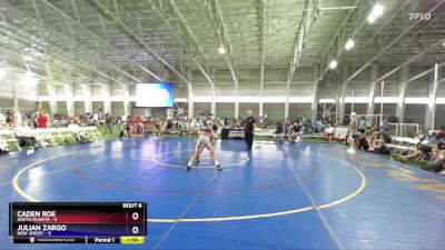 100 lbs Round 2 (8 Team) - Caden Roe, South Dakota vs Julian Zargo, New Jersey