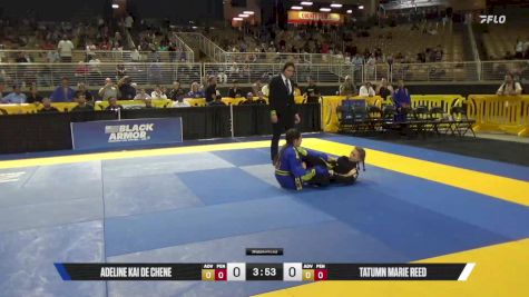 Tatumn Marie Reed vs Adeline Kai De Chene 2025 Pan Kids Jiu-Jitsu IBJJF Championship