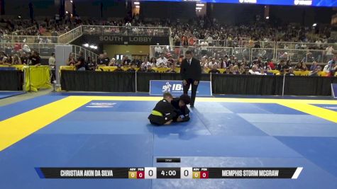 Memphis Storm Mcgraw vs Christian Akin Da Silva 2025 Pan Kids Jiu-Jitsu IBJJF Championship