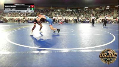 140 lbs Quarterfinal - Rico Guevara, Elgin Wrestling vs Darren Lane, Noble Takedown Club