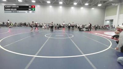 85 lbs Rr Rnd 1 - Albert Canales, Indiana Outlaws Green - EL vs Caden Miller, Reaper Wrestling Club - EL