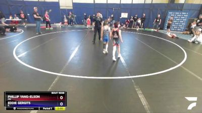 59 lbs Quarterfinal - Phillip Yang-Elson, MN vs Eddie Gergits, IL