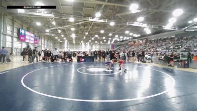 12U Girls - 64 lbs Champ. Round 1 - Zoey Clifton, CA vs Maddyn Siefert, WI