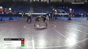 106 lbs Prelims - Dan Gendron, Goffstown vs Mark Haskins, Danvers