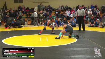 89 lbs Champ. Round 1 - Daniel Serrano, Wolf Den vs Jaiden Chavez, Orland Wrestling Club