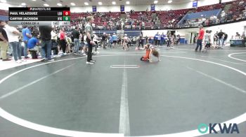 43 lbs Consi Of 4 - Paul Velazquez, Lexington Wrestling Club vs Carter Jackson, Hinton Takedown Club